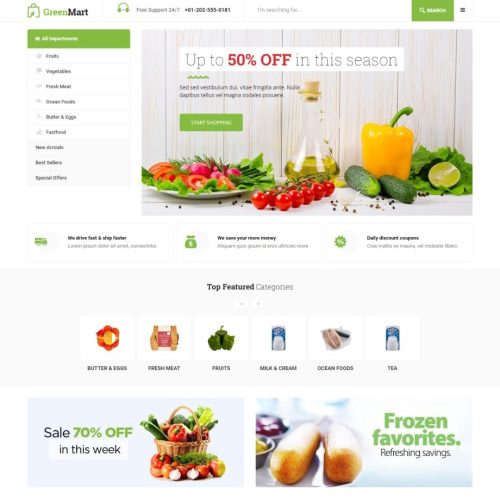 food store website